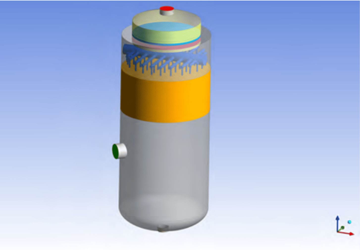 CFD Analysis for Tower Column Pressure Vessels