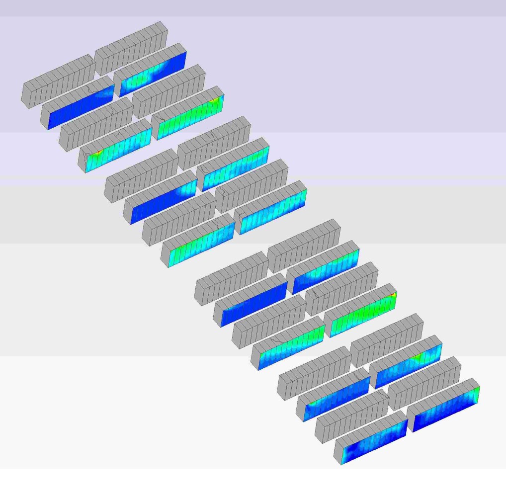 Temperature Profile - Data Center CFD