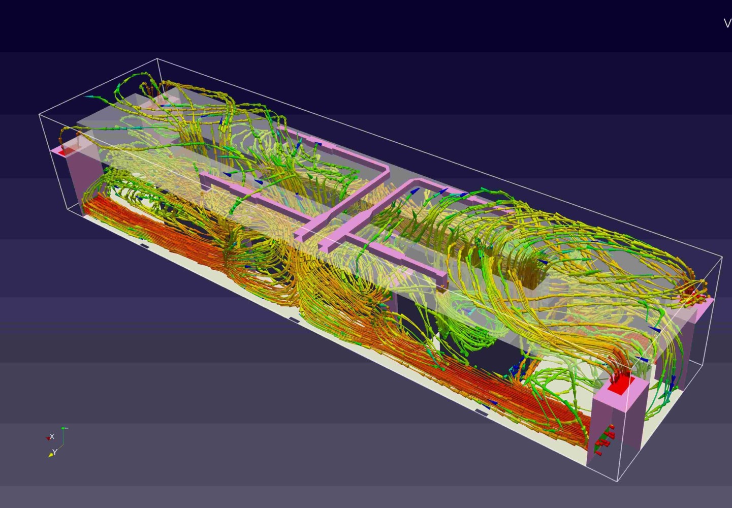 Velocity Vector - Data Center CFD