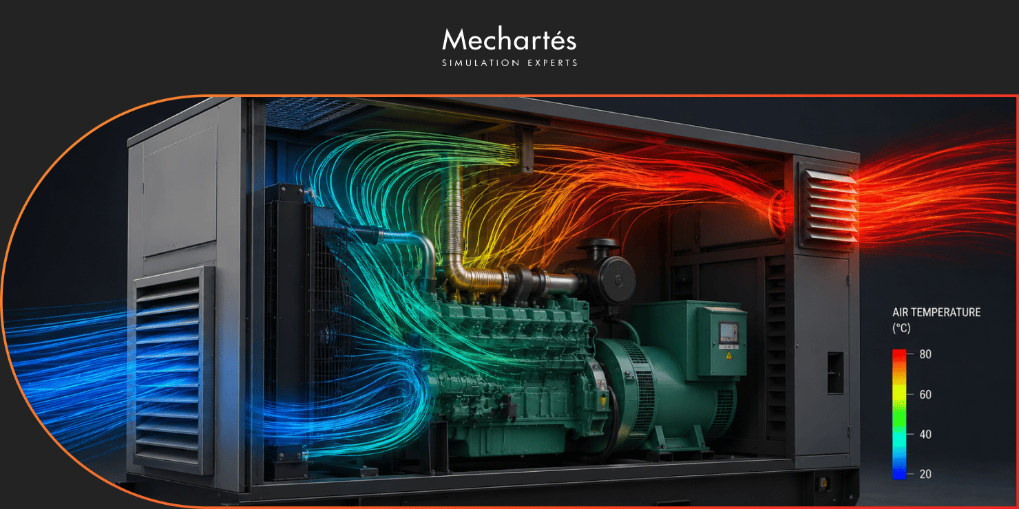 Optimising Generator Enclosure Ventilation Through CFD Analysis