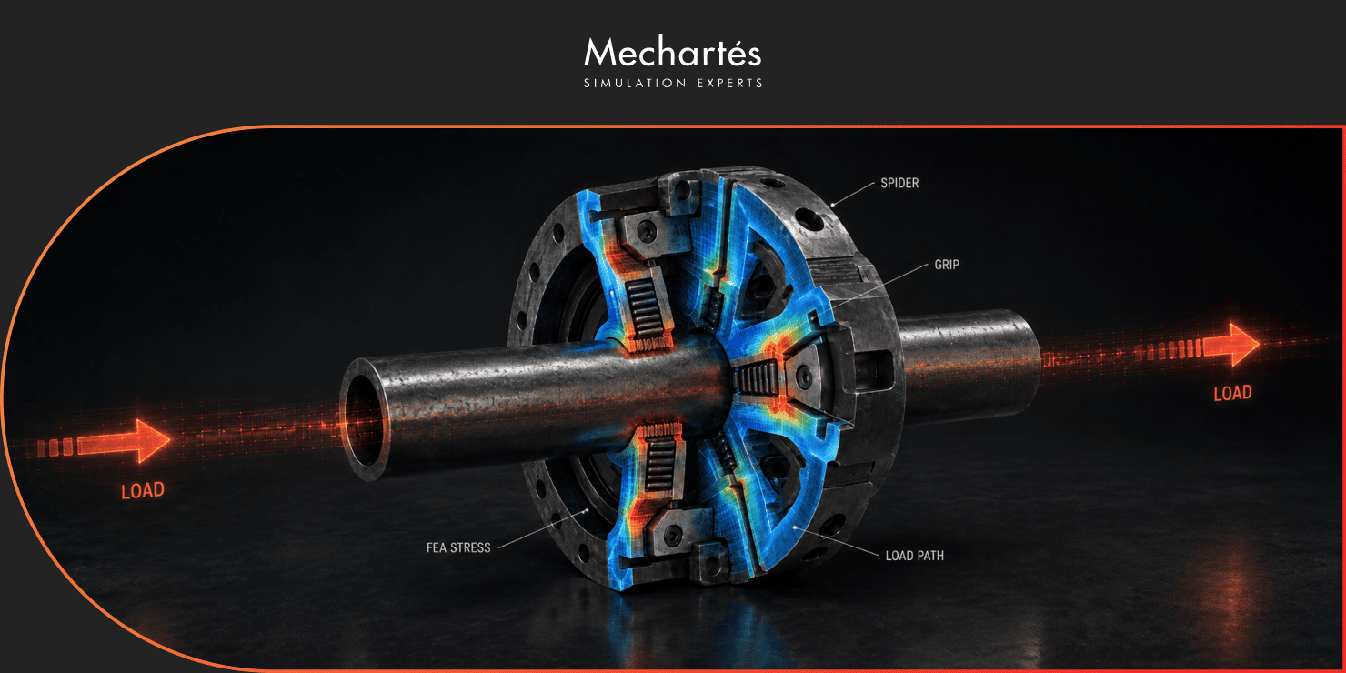 Why FEA Matters for a Flush-Mounted Spider Assembly Under Load